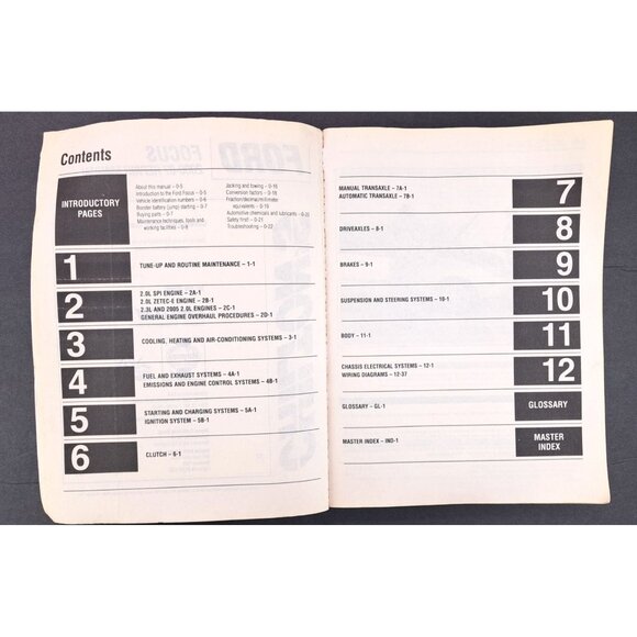 Chilton Ford Focus 2000 to 2007 Repair Manual Maintenance Guide 26330 Paperback - Picture 5 of 8